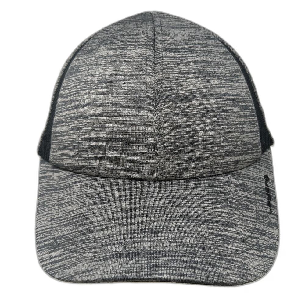 Layer 8 Baseball Cap Gray One Size Mesh Performance Reflective Slideback Hat